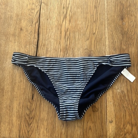 Gap NWT Stripe Ruched Bikini Bottom - Picture 2 of 4